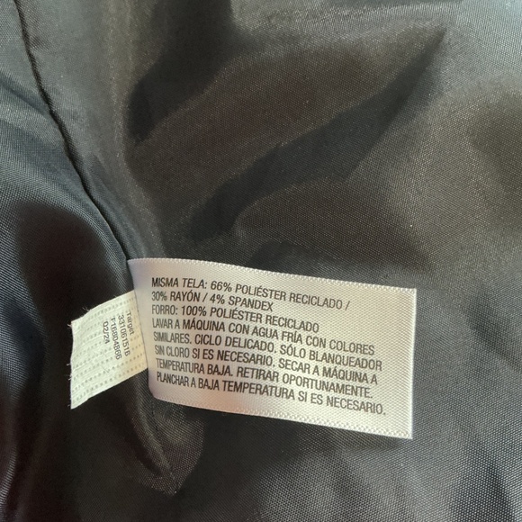 New Wild Fable Blazer Pinstripe Navy Blue Size XXL Women Notch Single Breasted - Picture 7 of 8